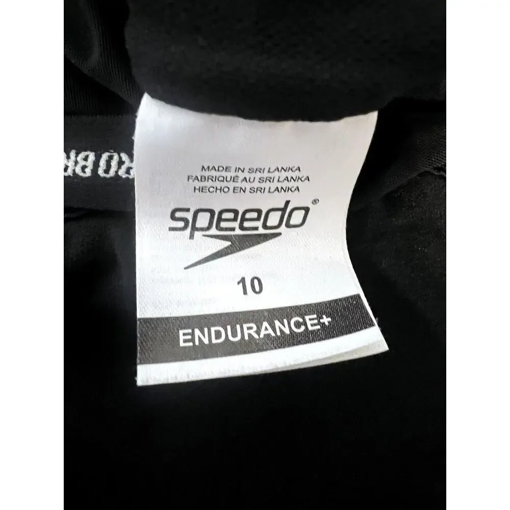 Speedo Plus Size 10 Solid Shirred Tank One Piece Swimsuit